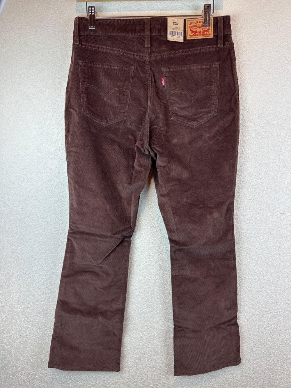 NWT Levi’s 725 High Rise Bootcut Corduroy Pants Brown Women Size 30 Boho Western - Picture 13 of 14